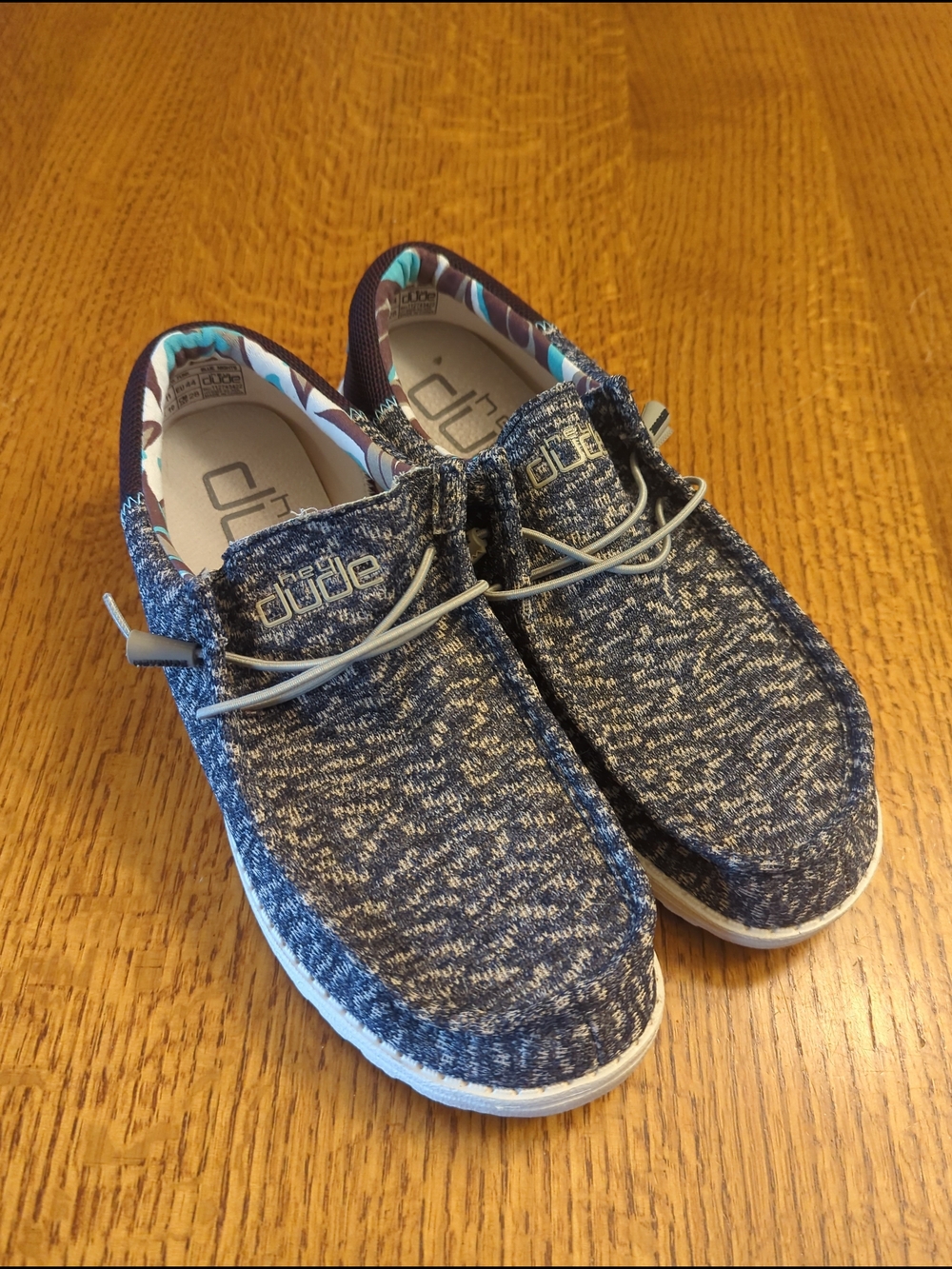 Hey Dude │Men’s Shoes 11 │Wally Sox Funk │Blue Nights │ Lightweight Slip On